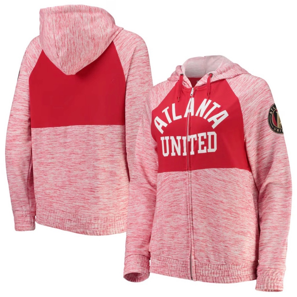 Atlanta United Soccer FC Full-Zip Hoodie (L)